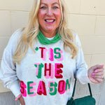 'Tis the Season Crewneck in Cream - The Pink Pineapple 850