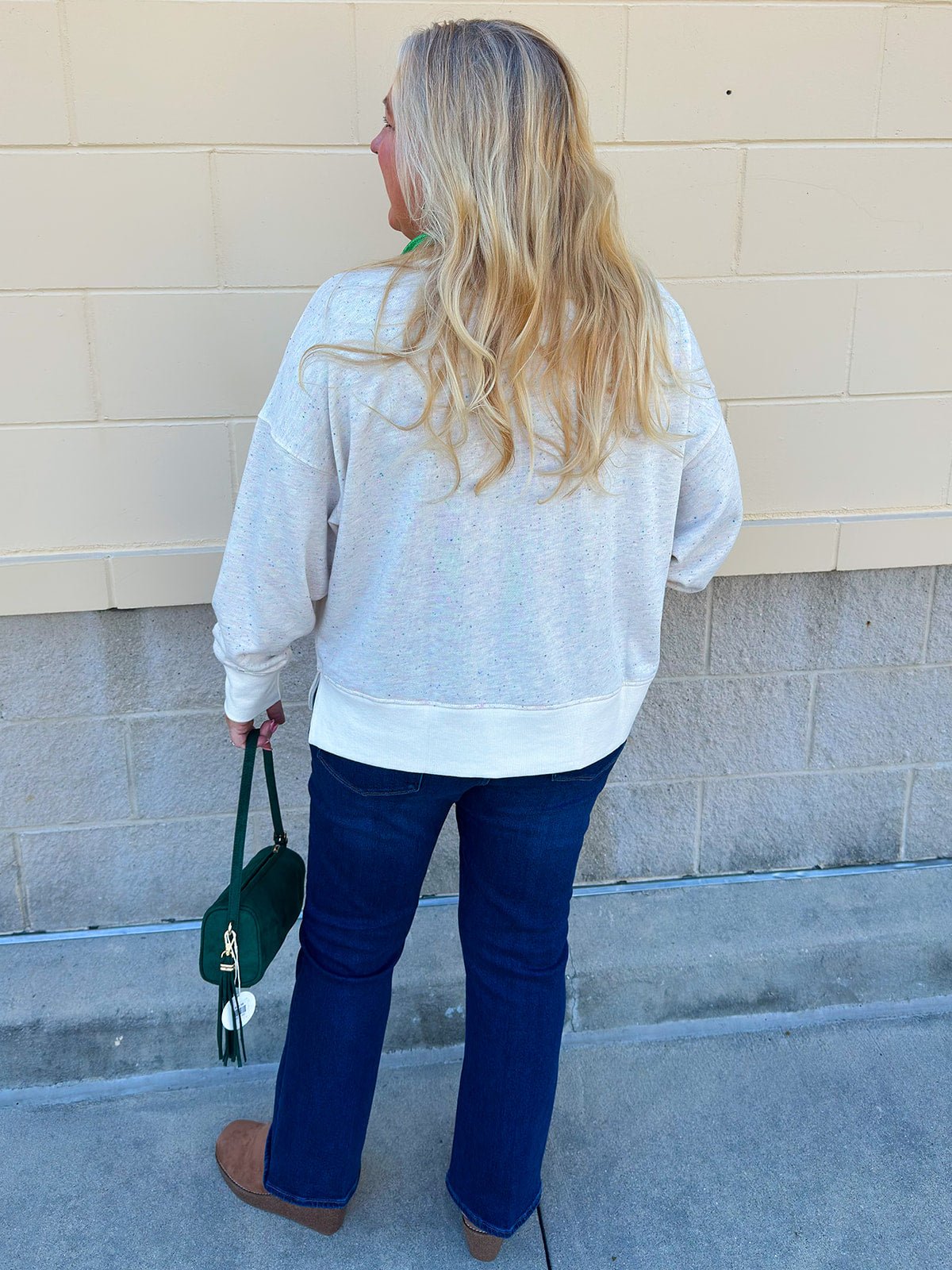'Tis the Season Crewneck in Cream - The Pink Pineapple 850