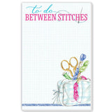 To Do Between Stitches Needlepoint Bag Large Notepad - The Pink Pineapple 850
