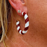 Tomahawk Twist Hoop Earrings - The Pink Pineapple 850