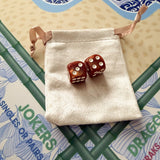 Tortoise Mahjong Dice - The Pink Pineapple 850