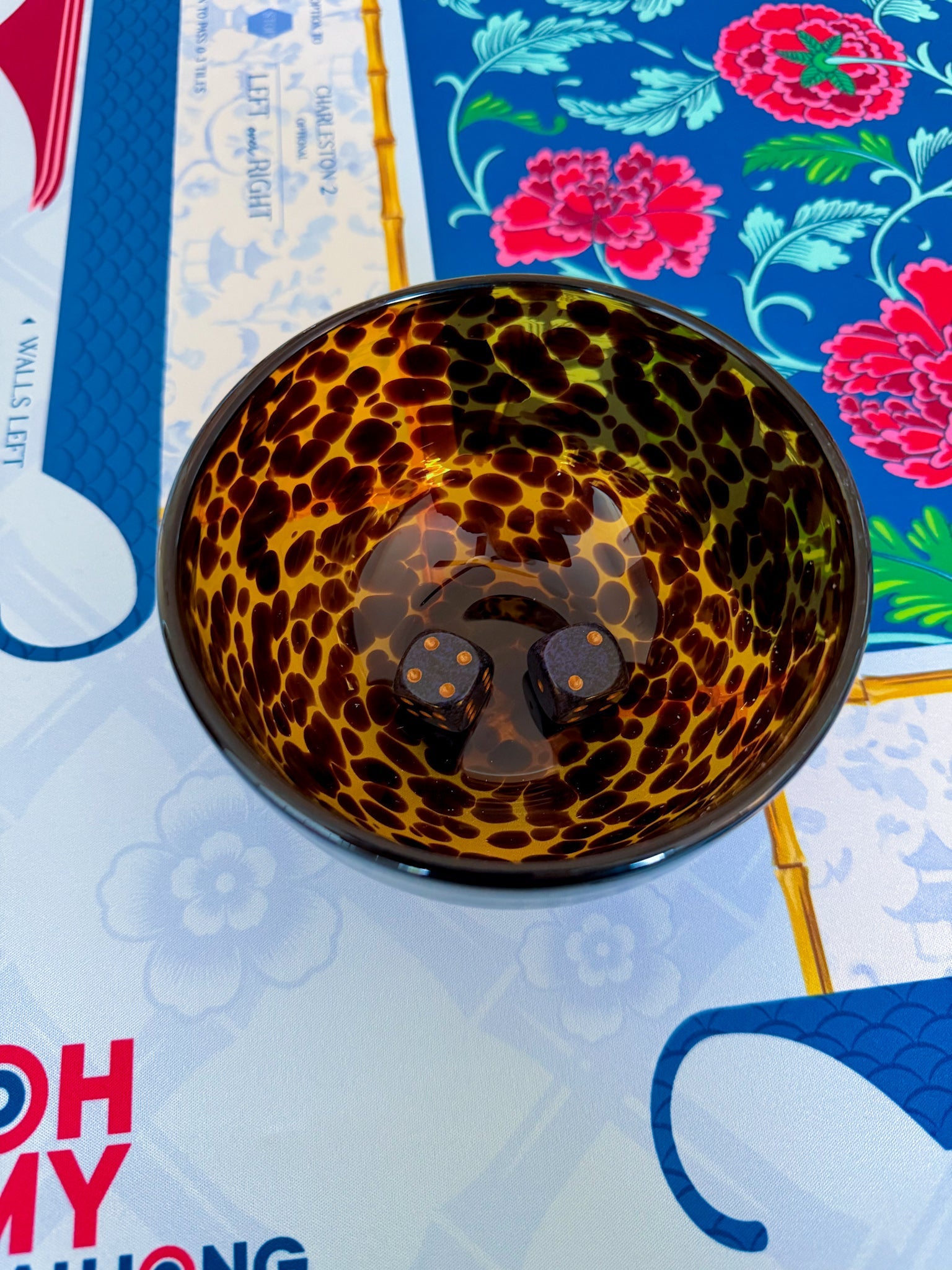 Tortoise Print Tidbit Bowl - The Pink Pineapple 850