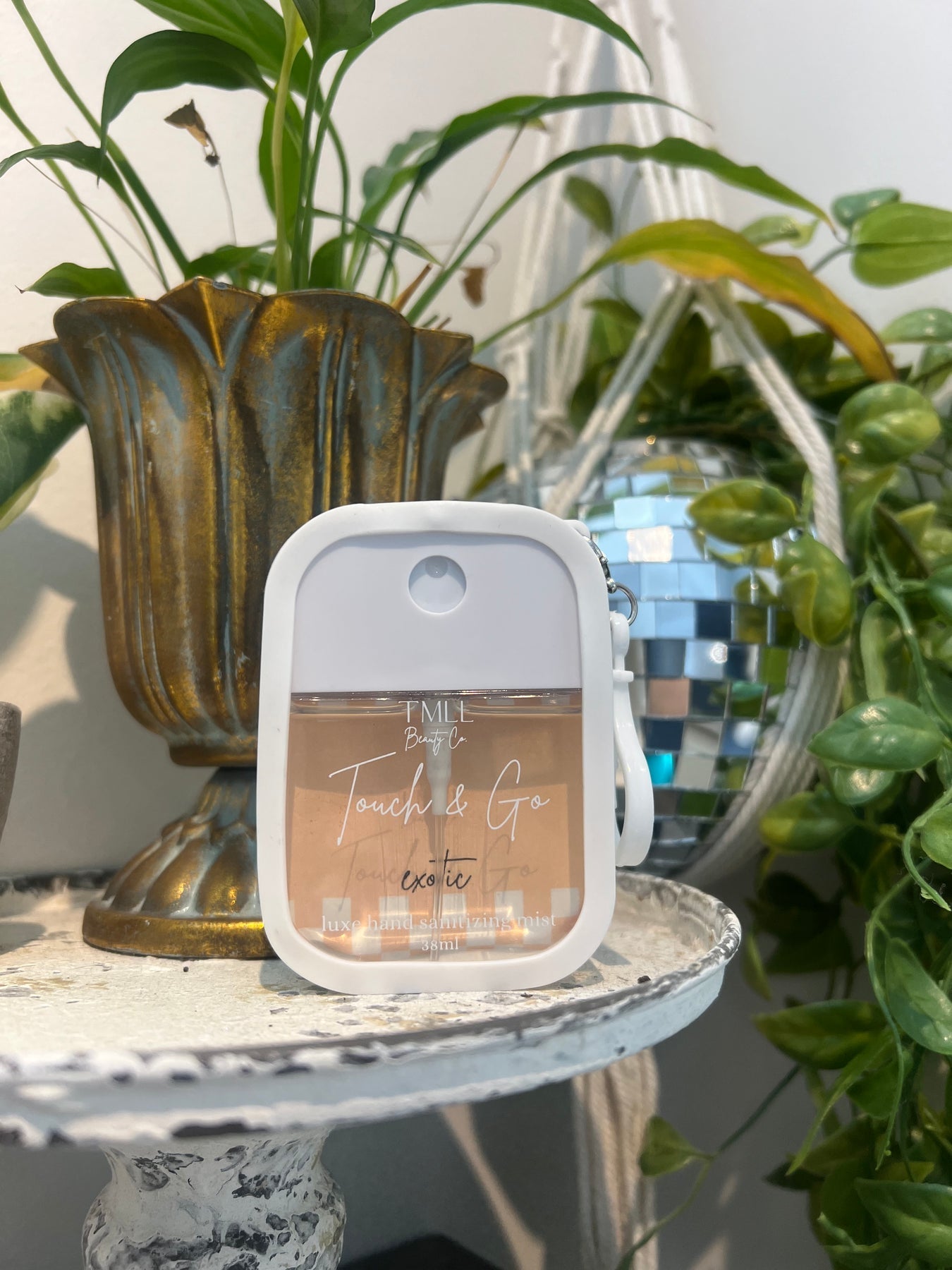 Touch & Go Luxe Hand Sanitizer Mist - Exotic - The Pink Pineapple 850