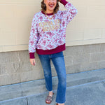 Traditions & Triumph Toile Sweatshirt - The Pink Pineapple 850