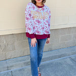 Traditions & Triumph Toile Sweatshirt - The Pink Pineapple 850