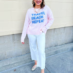 Travel Beach Repeat Sweater - The Pink Pineapple 850