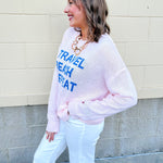 Travel Beach Repeat Sweater - The Pink Pineapple 850