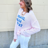 Travel Beach Repeat Sweater - The Pink Pineapple 850
