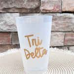Tri Delta Stay Golden Stadium Cup - The Pink Pineapple 850