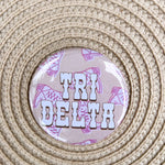 Tri Delta Western Boots Button Pin - The Pink Pineapple 850