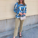 [TRIBAL] Blue Haven Knit Top - The Pink Pineapple 850