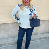 [TRIBAL] Moonstone Luxe Funnel Neck Sweater - The Pink Pineapple 850