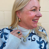 [TRIBAL] Moonstone Luxe Funnel Neck Sweater - The Pink Pineapple 850