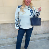 [TRIBAL] Moonstone Luxe Funnel Neck Sweater - The Pink Pineapple 850
