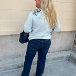 [TRIBAL] Moonstone Luxe Funnel Neck Sweater - The Pink Pineapple 850