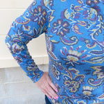 [TRIBAL] Soft Knit Top in Blueaura - The Pink Pineapple 850