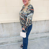 [TRIBAL] Wild Side Soft Knit Top - The Pink Pineapple 850