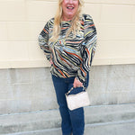 [TRIBAL] Wild Side Soft Knit Top - The Pink Pineapple 850