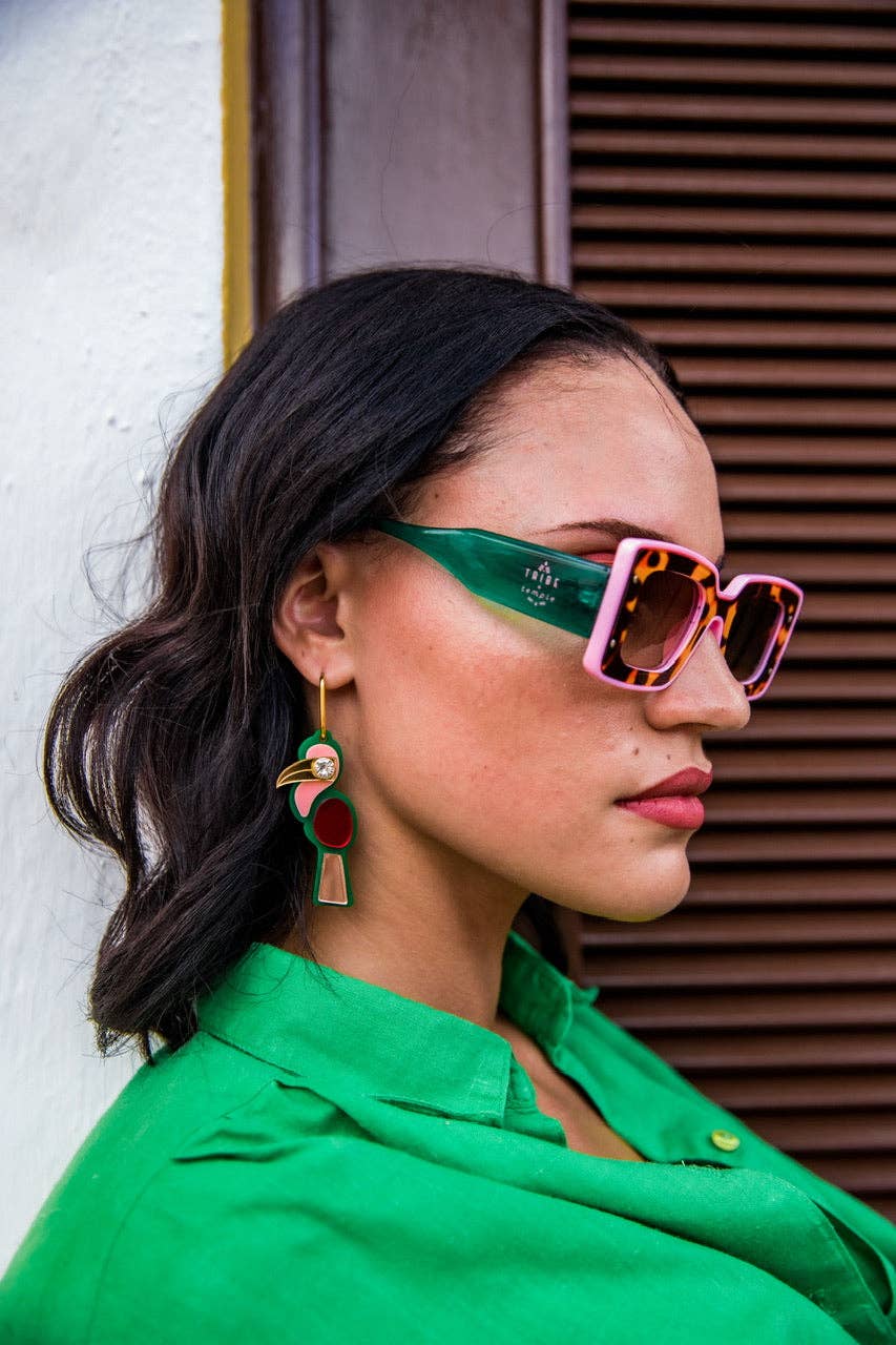 [Tribe + Temple] Deco Sunglasses - The Pink Pineapple 850