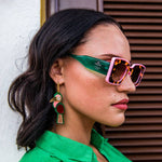 [Tribe + Temple] Deco Sunglasses - The Pink Pineapple 850
