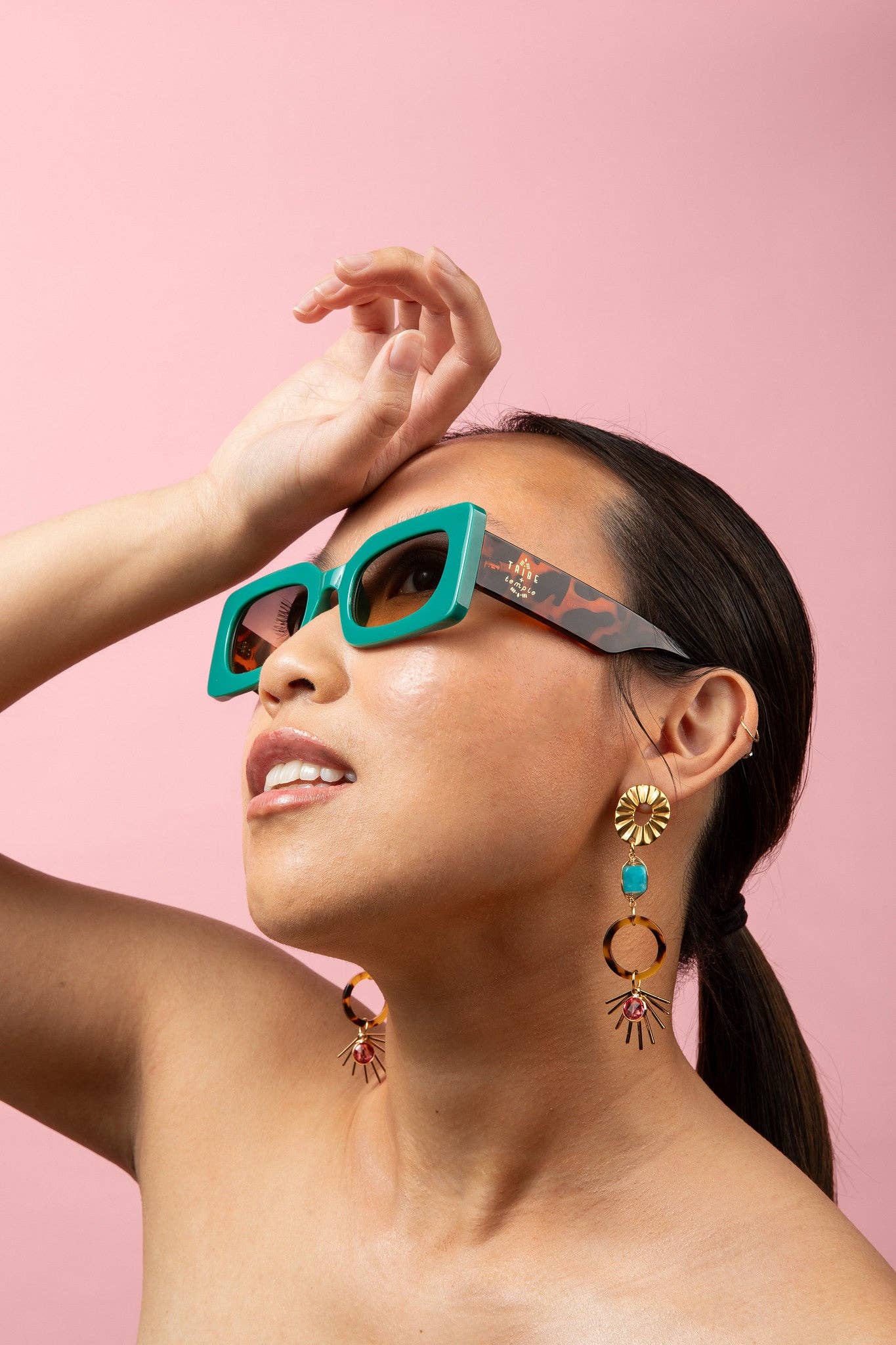 [Tribe + Temple] Not so Jade'ed Sunglasses - The Pink Pineapple 850