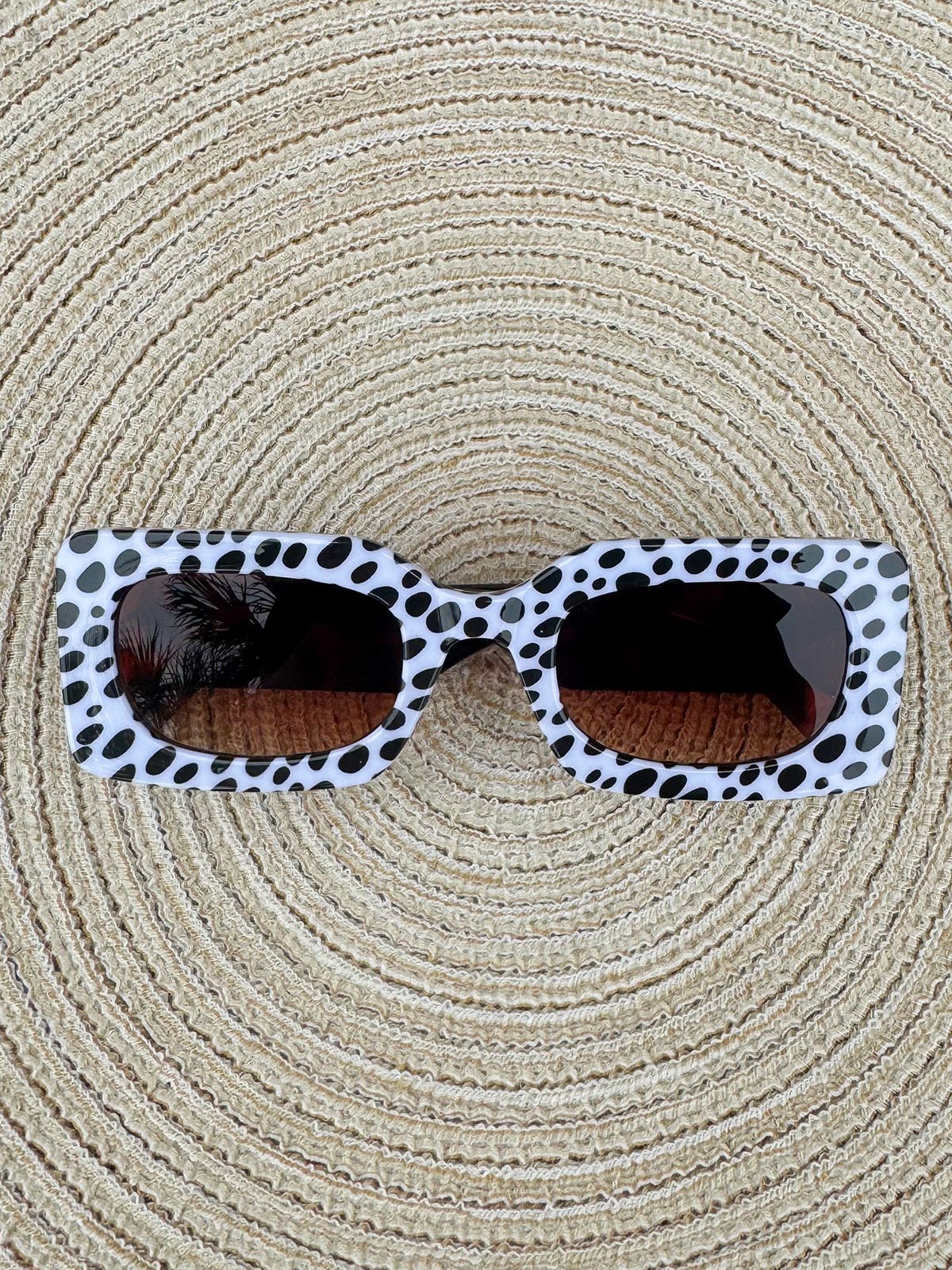 [Tribe + Temple] Spot Me If You Can Mixed Print Sunglasses - The Pink Pineapple 850