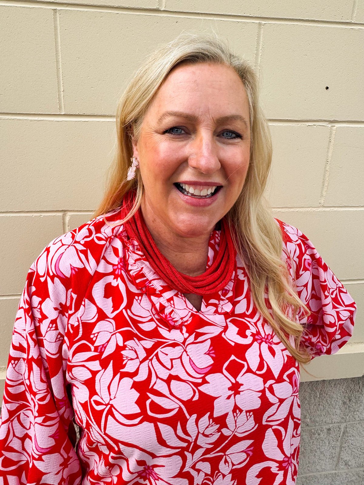 Triple Heart Beaded Drop Earrings - The Pink Pineapple 850
