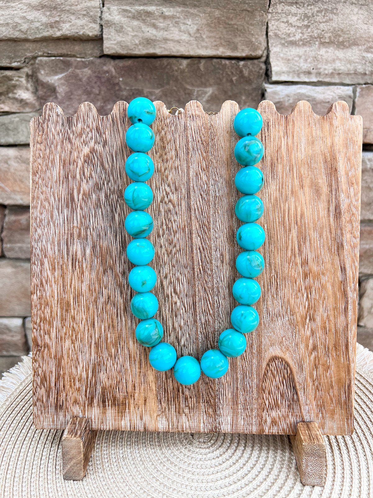 Turquoise Tide Necklace - The Pink Pineapple 850