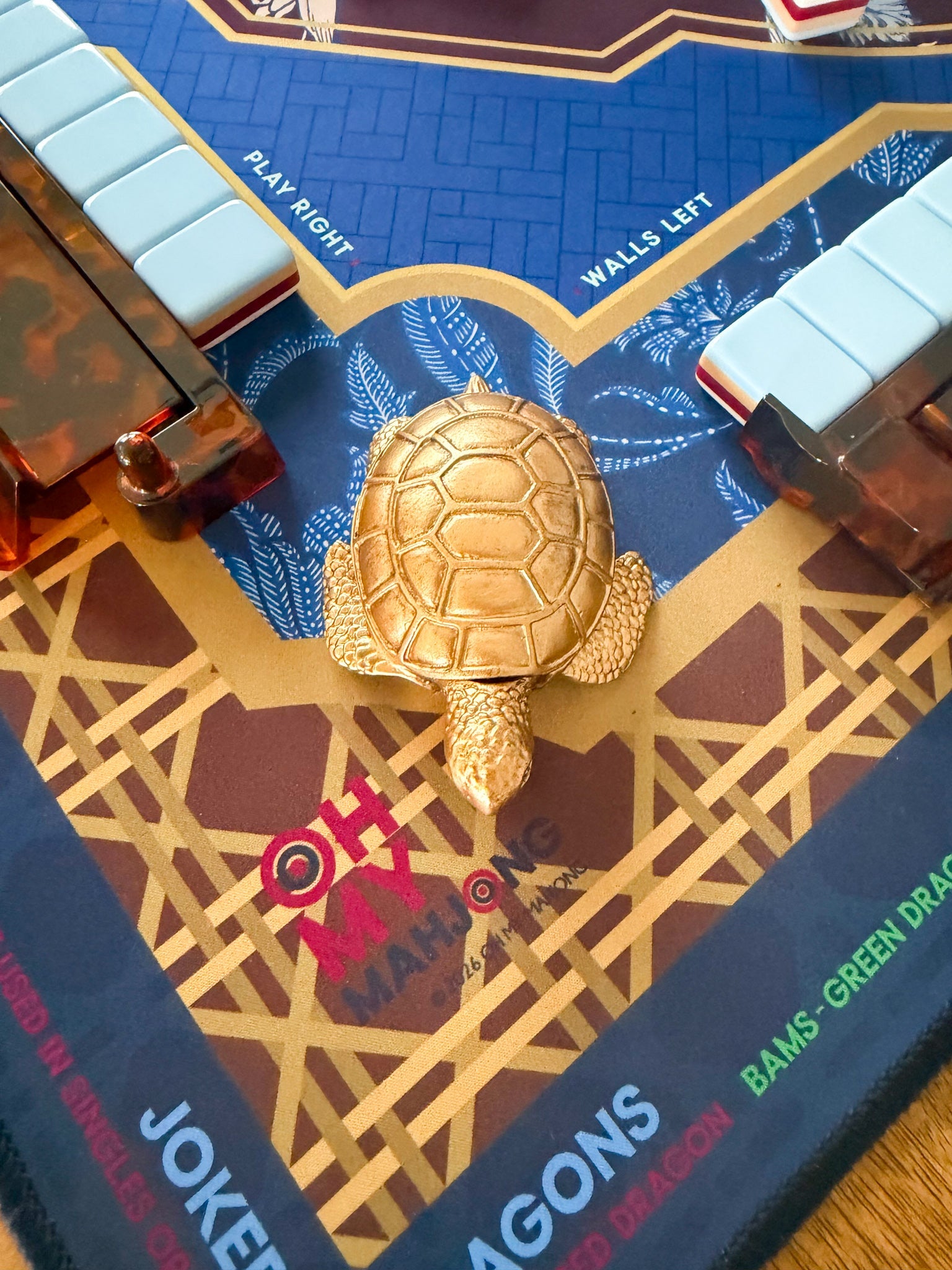 Turtle Bay Mahjong Dice Catchall - The Pink Pineapple 850