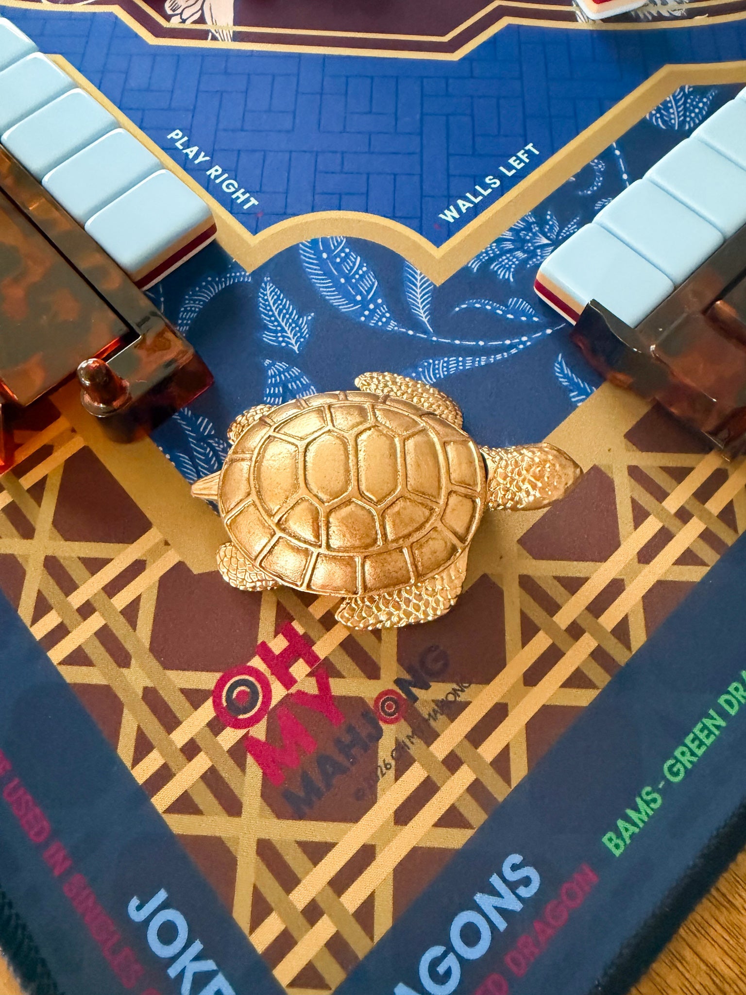 Turtle Bay Mahjong Dice Catchall - The Pink Pineapple 850