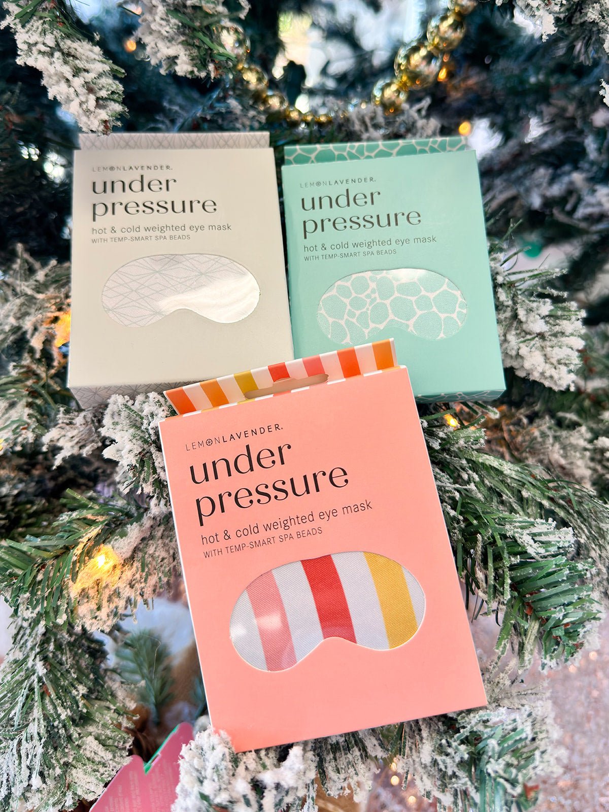 Under Pressure Weighted Eye Mask - The Pink Pineapple 850