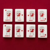 University of Alabama® Mahjong Tiles - The Pink Pineapple 850