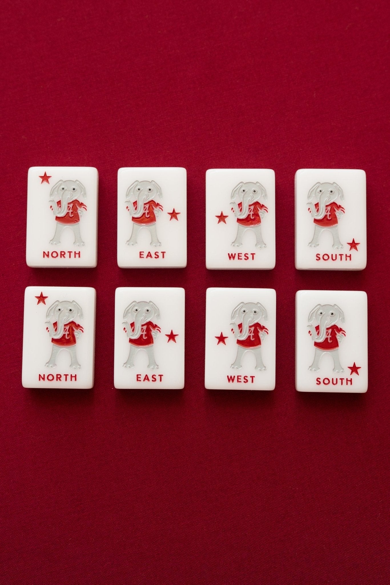 University of Alabama® Mahjong Tiles - The Pink Pineapple 850