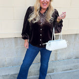 Velvet Elegance Blouse - The Pink Pineapple 850