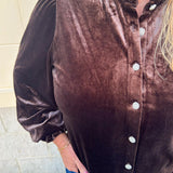 Velvet Elegance Blouse - The Pink Pineapple 850