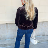 Velvet Elegance Blouse - The Pink Pineapple 850