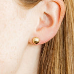 Vera Round Stud Earrings - The Pink Pineapple 850