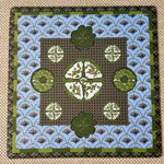 Verdant Moss Mahjong Mat - The Pink Pineapple 850