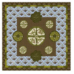 Verdant Moss Mahjong Mat - The Pink Pineapple 850