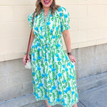 Verdant Muse Maxi Dress - The Pink Pineapple 850