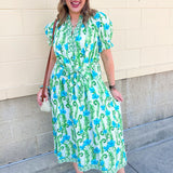 Verdant Muse Maxi Dress - The Pink Pineapple 850