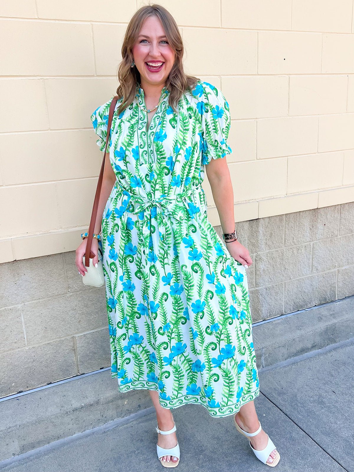 Verdant Muse Maxi Dress - The Pink Pineapple 850