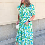 Verdant Muse Maxi Dress - The Pink Pineapple 850