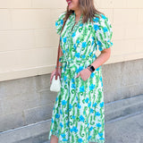 Verdant Muse Maxi Dress - The Pink Pineapple 850