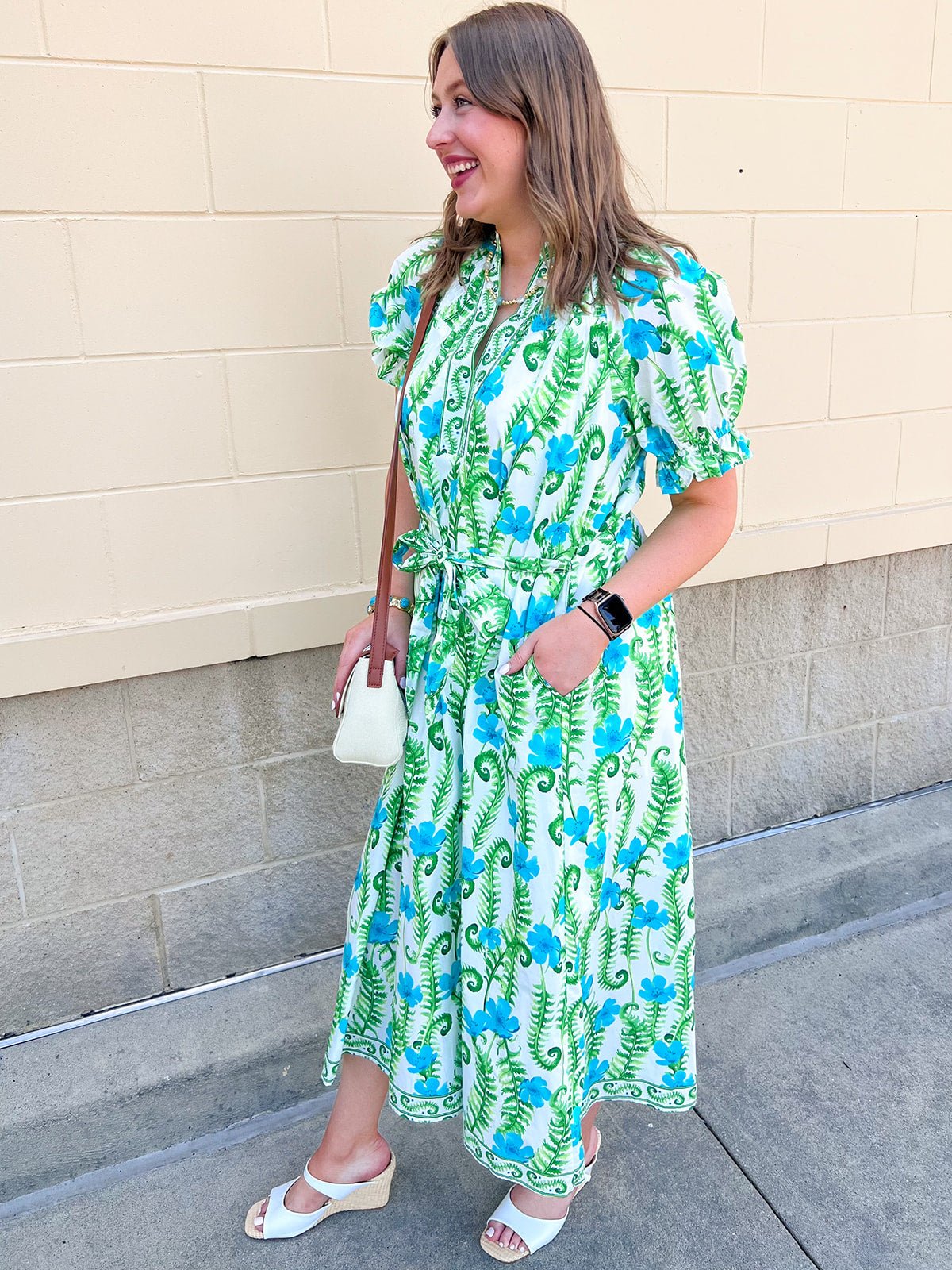 Verdant Muse Maxi Dress - The Pink Pineapple 850