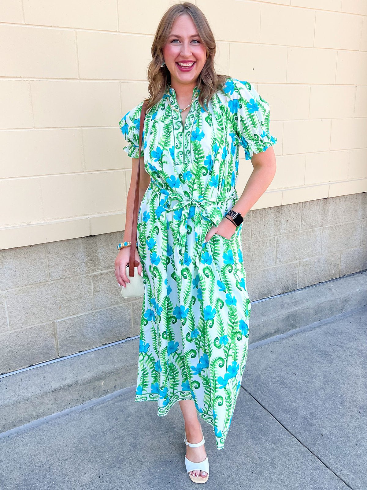 Verdant Muse Maxi Dress - The Pink Pineapple 850