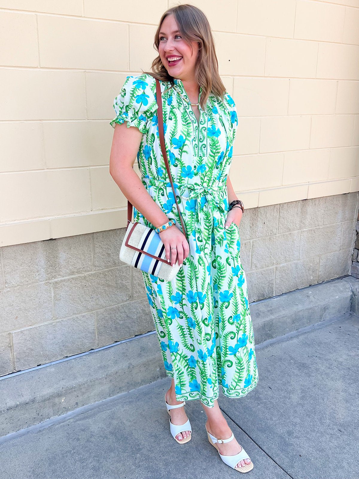 Verdant Muse Maxi Dress - The Pink Pineapple 850