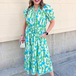 Verdant Muse Maxi Dress - The Pink Pineapple 850