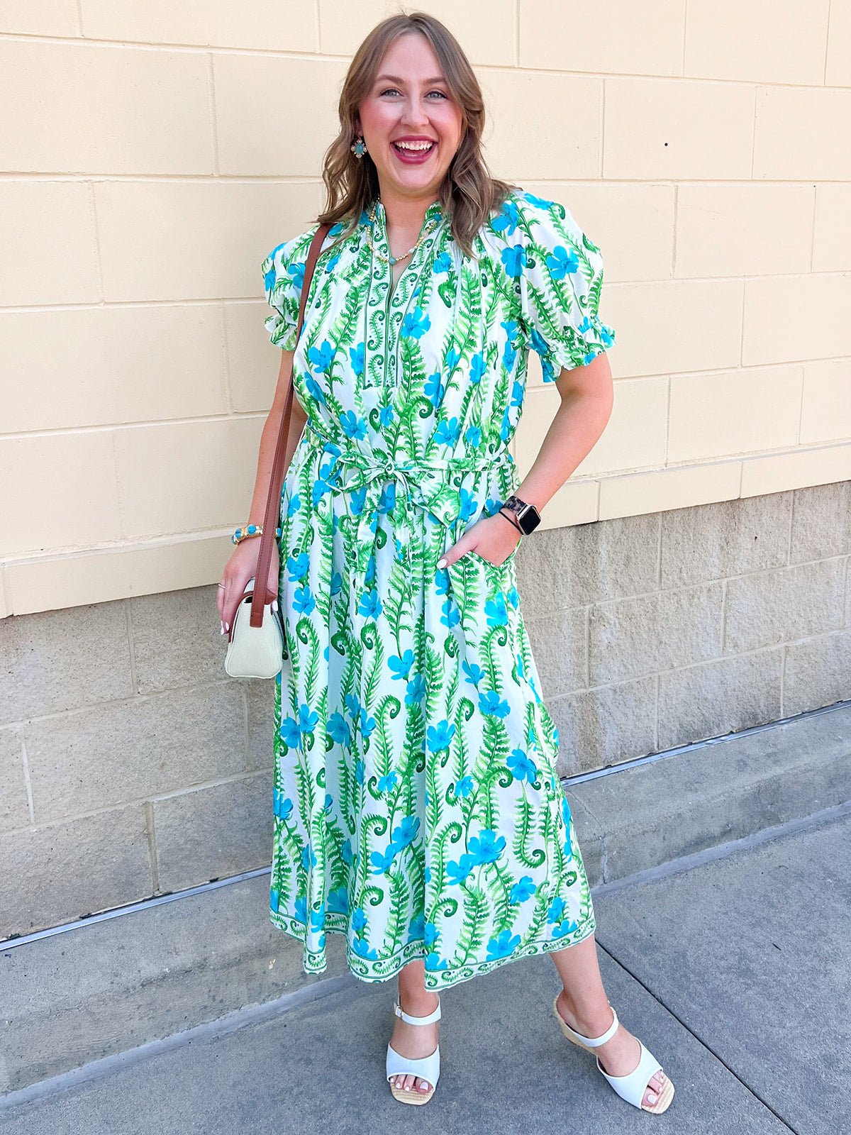 Verdant Muse Maxi Dress - The Pink Pineapple 850
