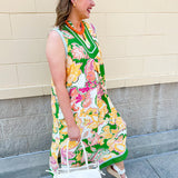 Verdant Whim Colorblock Maxi Dress - The Pink Pineapple 850